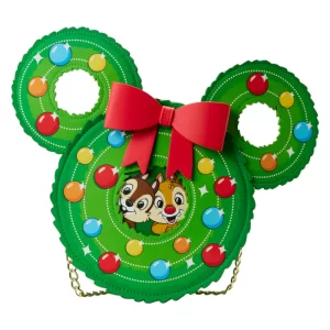 DISNEY- Tic & Tac - Sac à bandoulière LoungeFly " Couronne "