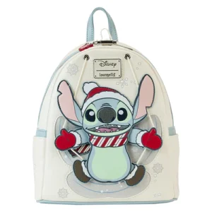 Loungefly Disney Stitch Ange de Neige Mini Sac a Dos Officiel